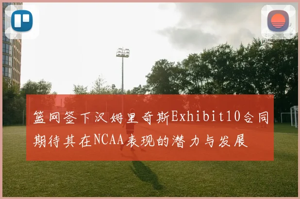 篮网签下汉姆里奇斯Exhibit10合同期待其在NCAA表现的潜力与发展